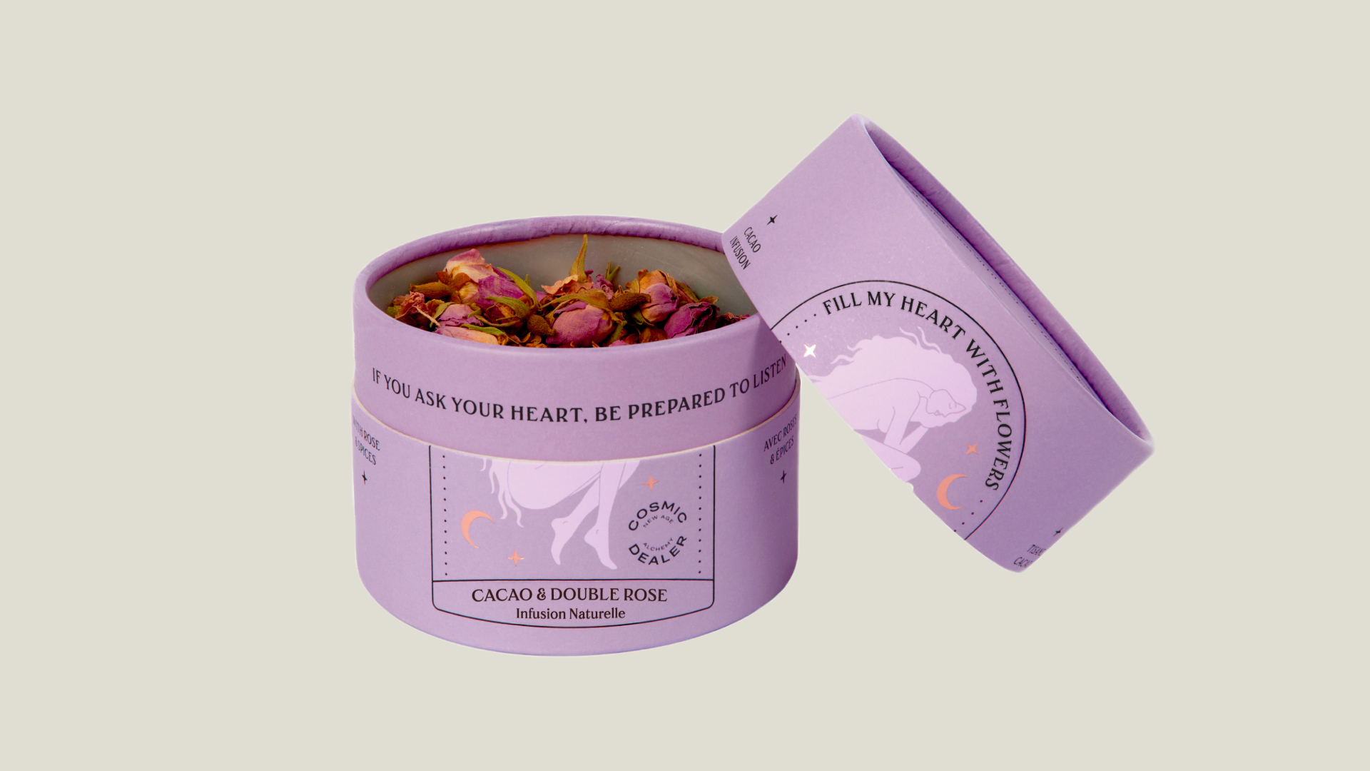 Ceremonial Cacao & Double Rose Infusion