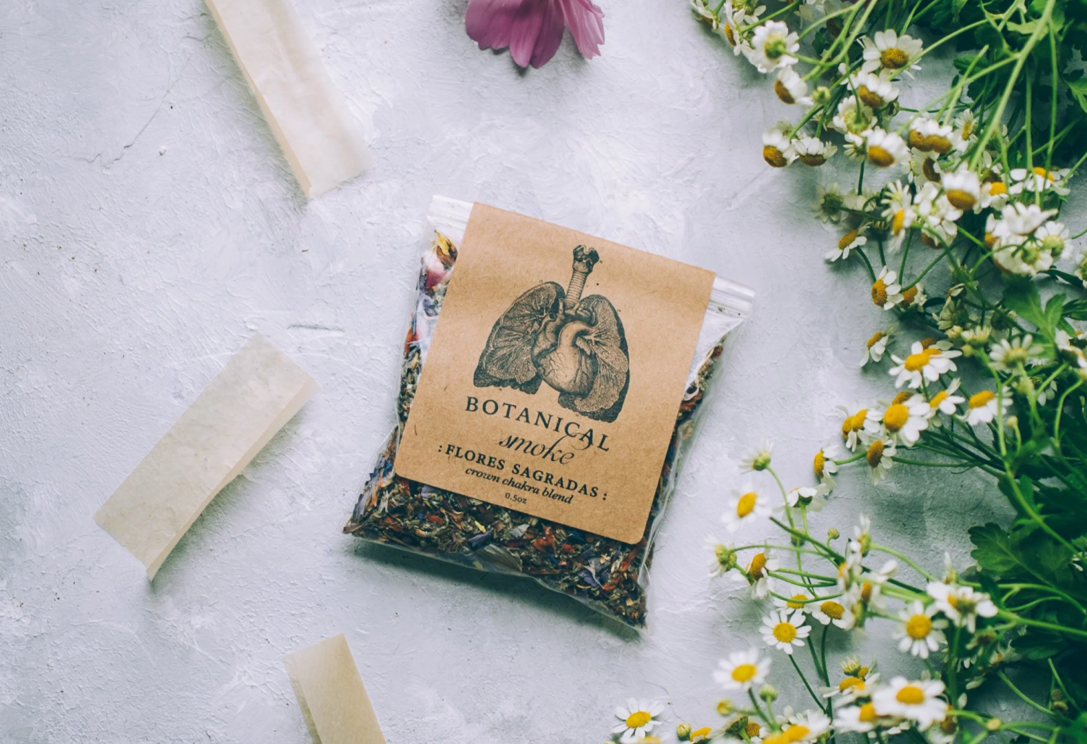 FLORES SAGRADAS Botanical Smoke | Crown Chakra Blend