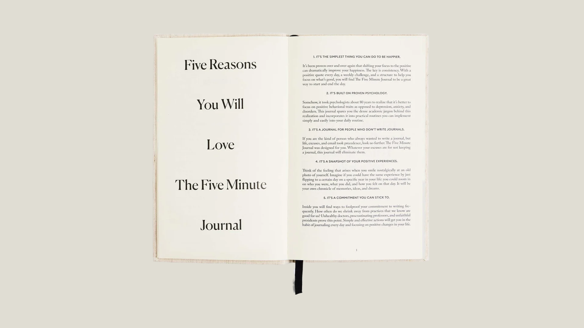 The Five Minute Journal