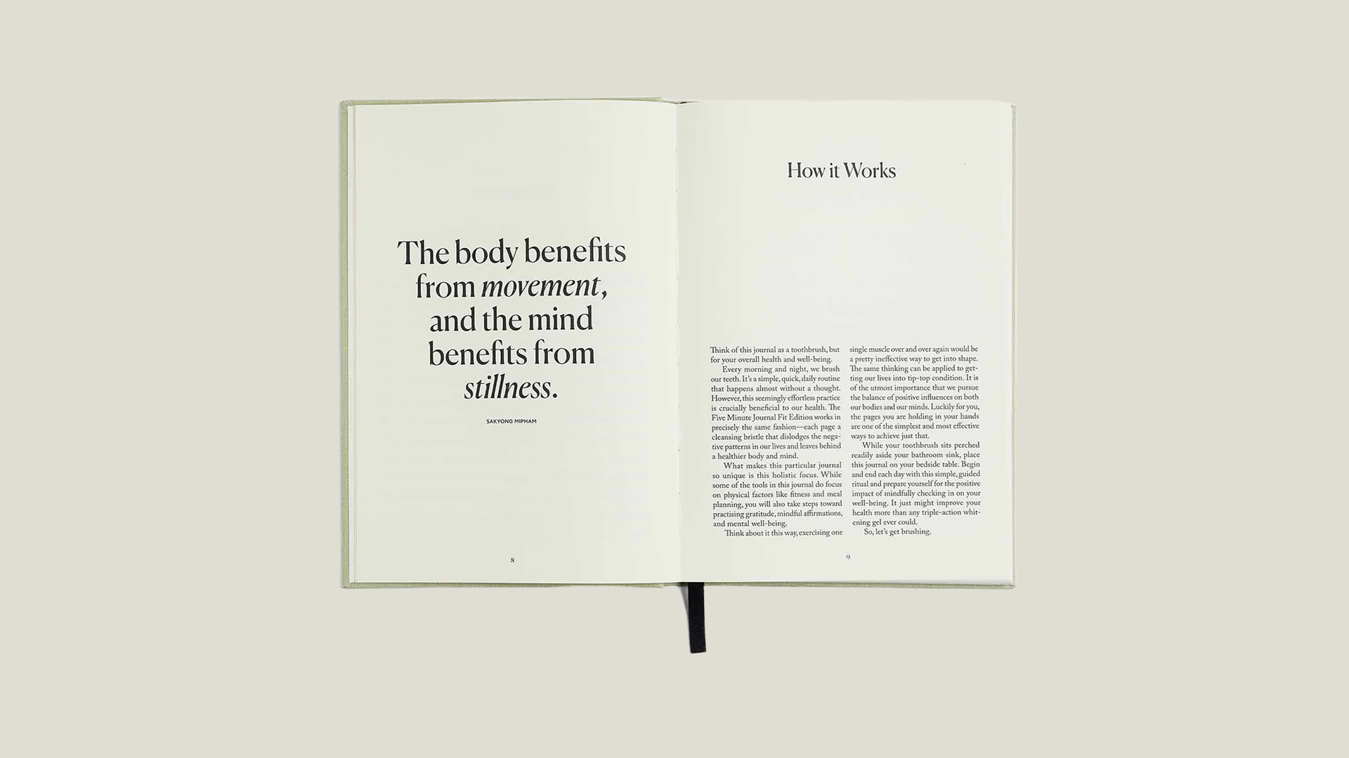 The Five Minute Journal - Health & Fitness Edition