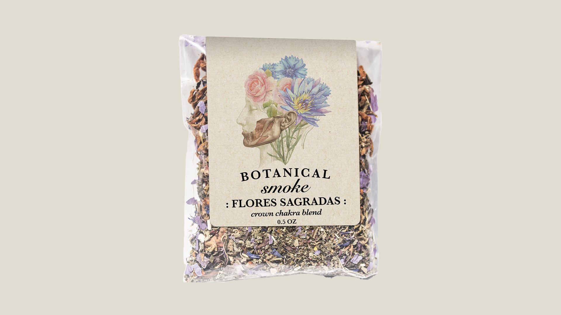 FLORES SAGRADAS Botanical Smoke | Crown Chakra Blend