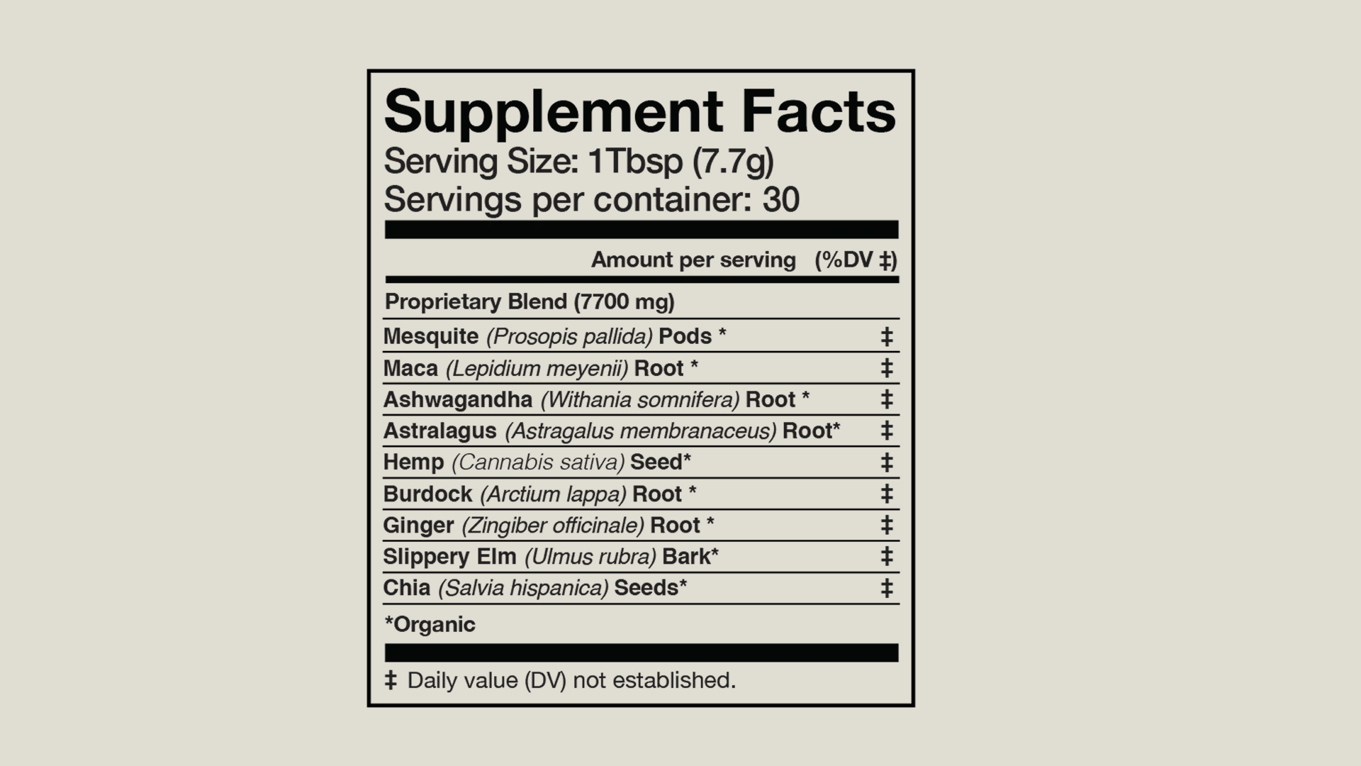 QI | Organic Energy + Stamina