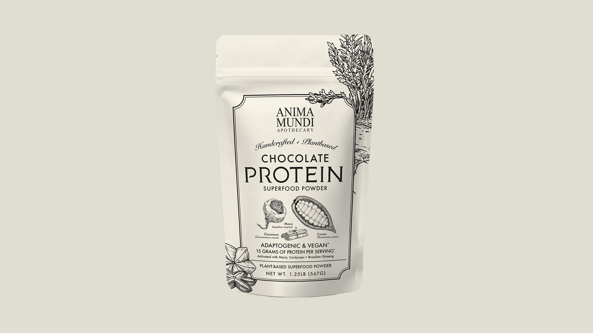 CHOCOLATE PROTEIN | Organic Adaptogenic Powder