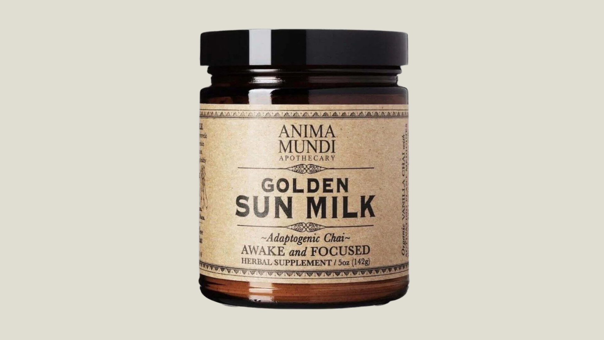 GOLDEN SUN MILK | Energizing Adaptogenic Chai