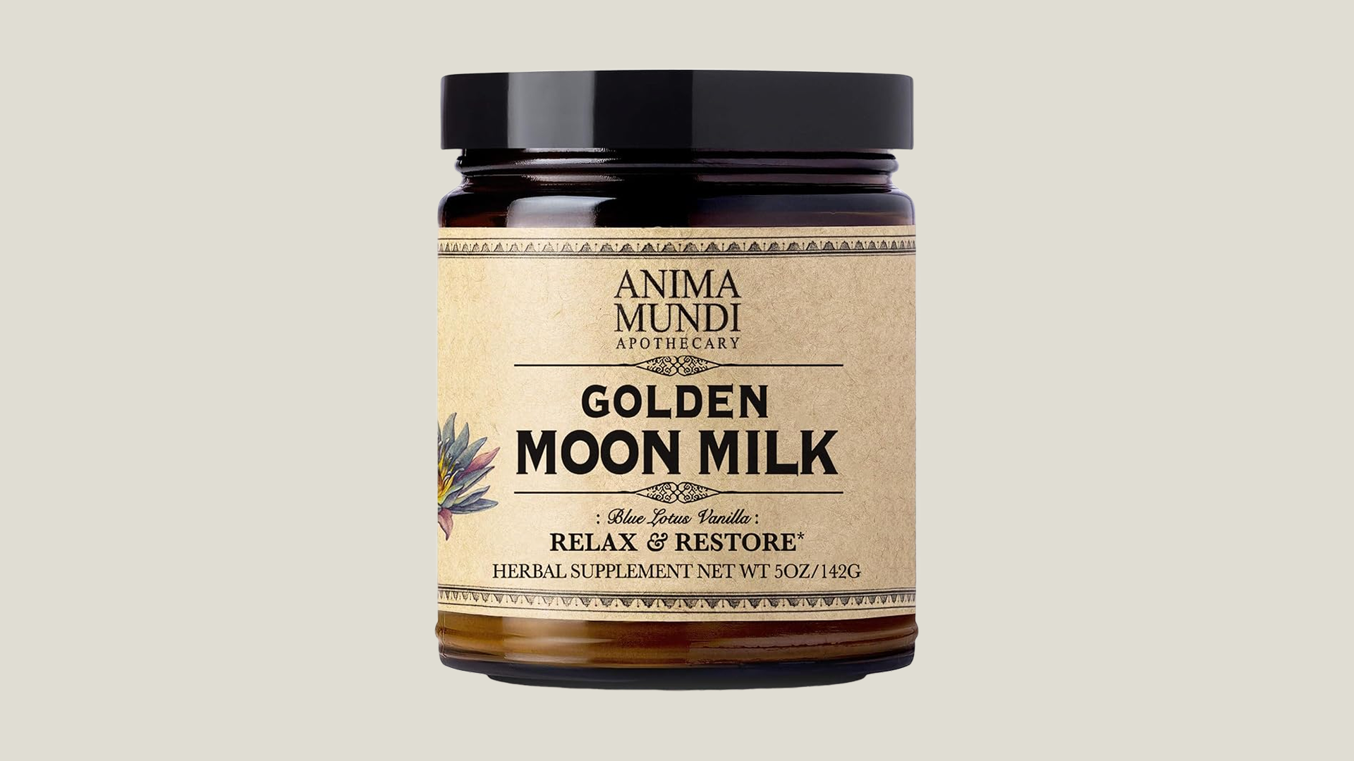 GOLDEN MOON MILK | Made with Organic Blue Lotus Vanilla