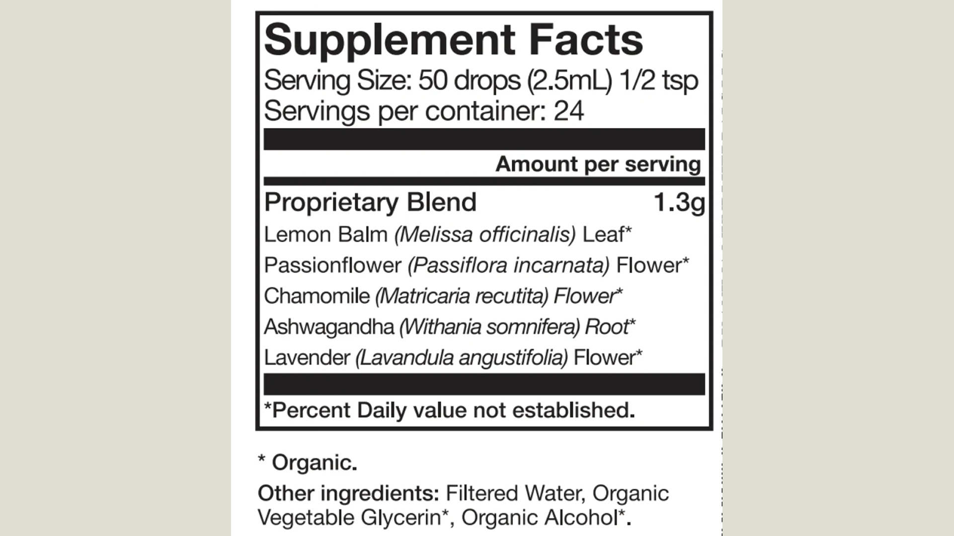 RELAX Tonic | Organic | Support for Balance + Calmness