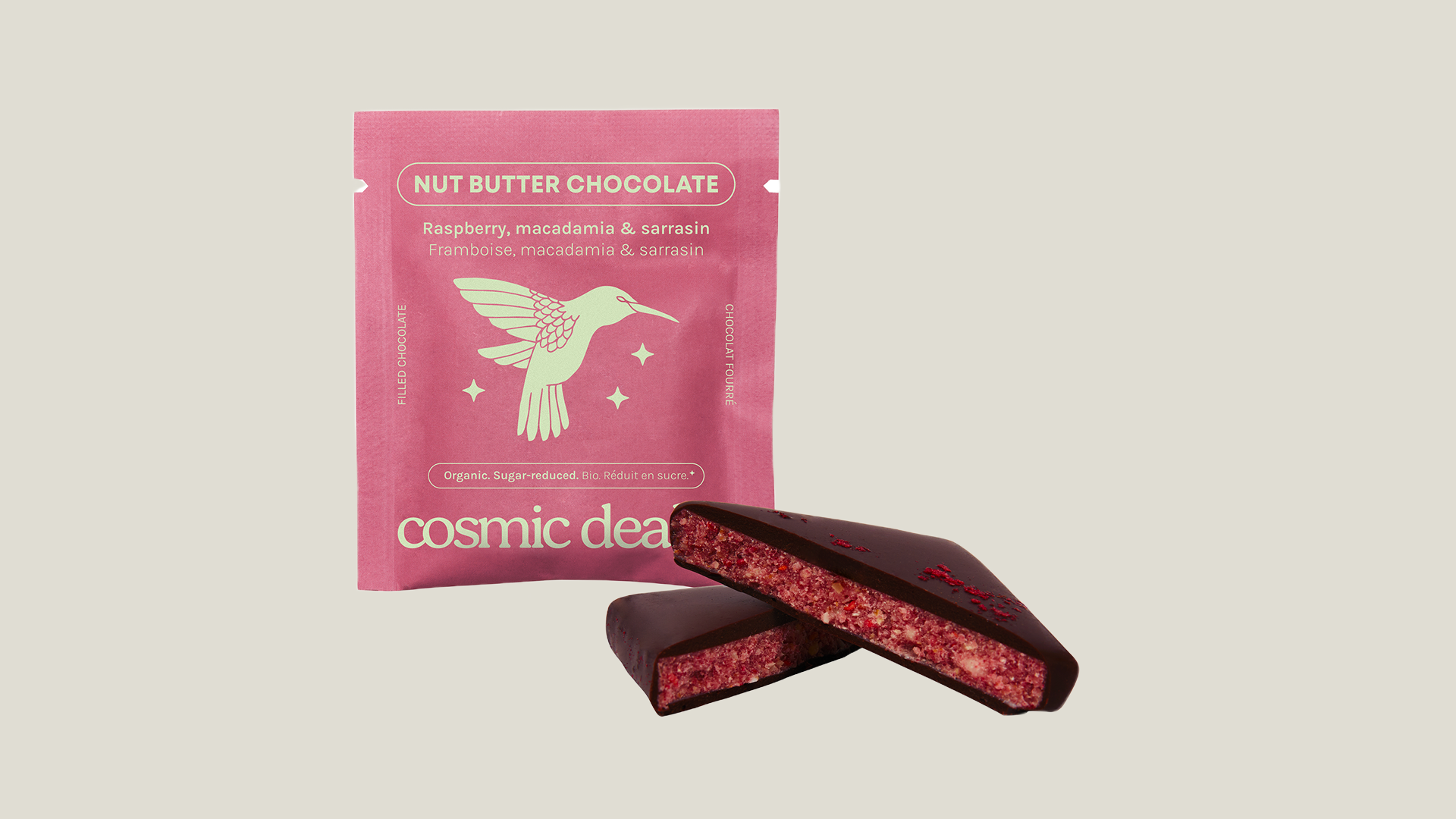 Raspberry & Macadamia Chocolates
